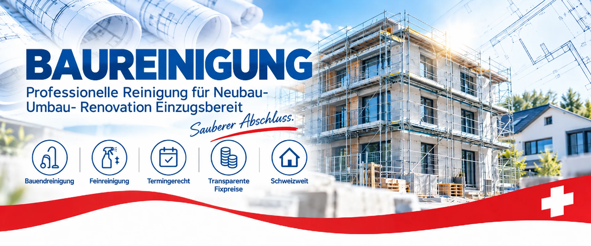 Baureinigung von ProfiCleanTec – professionelle Bauendreinigung und Reinigung nach Umbauarbeiten