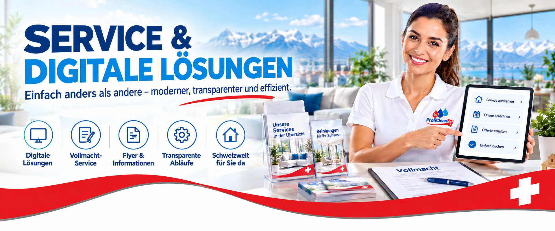 Service und digitale Lösungen von ProfiCleanTec – Online-Berechnung, Vollmacht-Service und Informationen